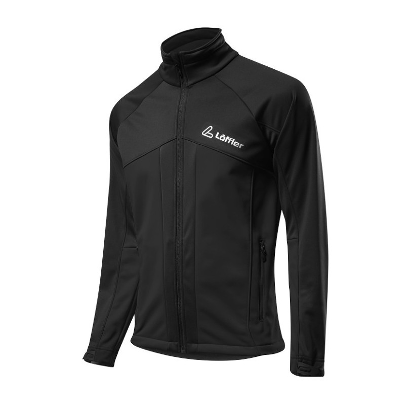 Löffler jakke "Teamline" WS Softshell Warm (barn) svart